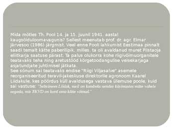 Theodor Pool powerpoint esitlus #23