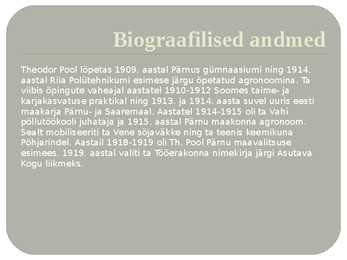 Theodor Pool powerpoint esitlus #4