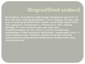 Theodor Pool powerpoint esitlus #5
