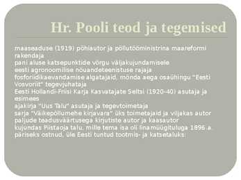 Theodor Pool powerpoint esitlus #10