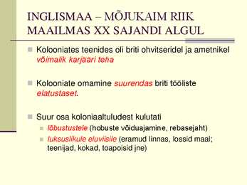 Maailm xx saj-algul #11