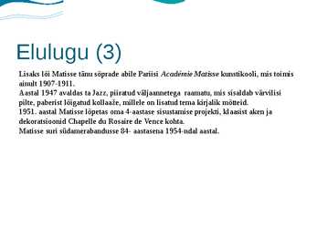 Henri Matisse #4