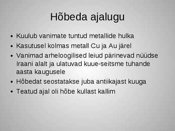 Hõbe #3