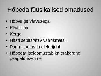 Hõbe #5