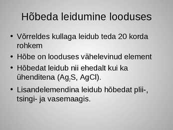 Hõbe #7