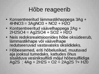 Hõbe #8