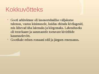 Gooti arhitektuur #15