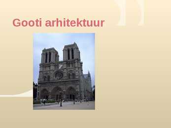 Gooti arhitektuur