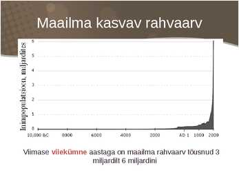 Ülerahvastumisega seotud keskkonnaprobleemid #2