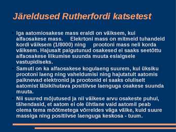 Rutherfodi aatomimudel #3