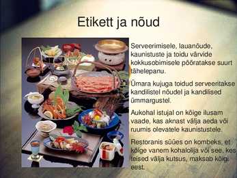 Jaapani köök #11