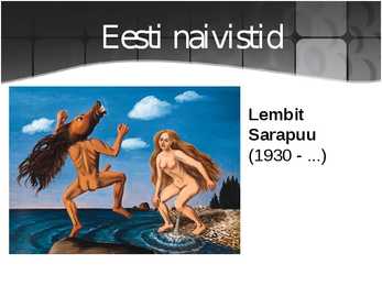 Kunstiajaloo esitlus teemal NAIVISM #17