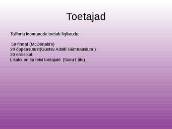 Tallinna loomaaed powerpoint esitlus #5