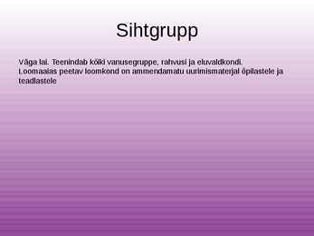 Tallinna loomaaed powerpoint esitlus #6
