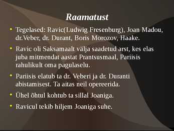 Remarque-Triumfikaar-arc de triomphe- powerpoint esitlus #7