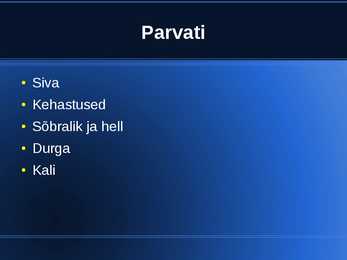 Siva ja Parvati #6