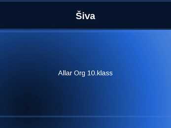 Siva ja Parvati