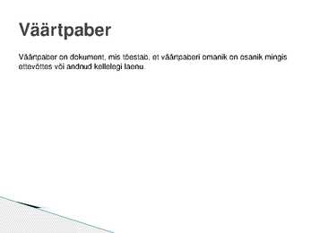Väärtpaber #2