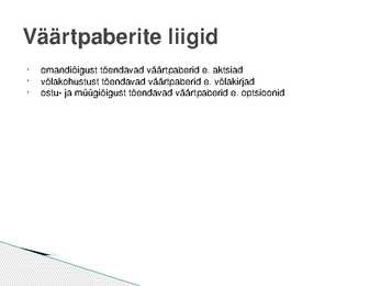 Väärtpaber #3