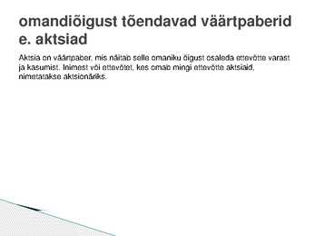 Väärtpaber #4