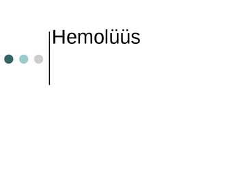 Hemolüüs