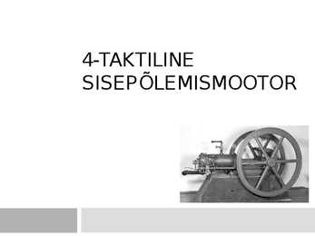 4-taktiline mootor