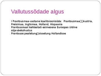 Prantsuse revolutsioon ja Euroopa-Powerpoint esitlus #14