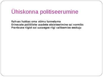 Prantsuse revolutsioon ja Euroopa-Powerpoint esitlus #26