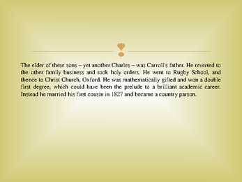 Lewis Carroll #6