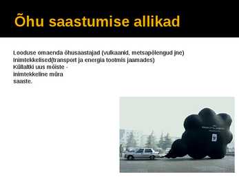 Õhu saastumine #2