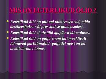 Aroomiteraapia powerpoint ettekanne #3