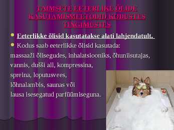 Aroomiteraapia powerpoint ettekanne #5
