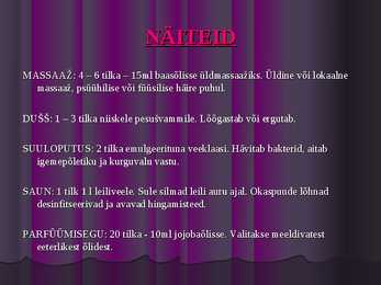 Aroomiteraapia powerpoint ettekanne #6