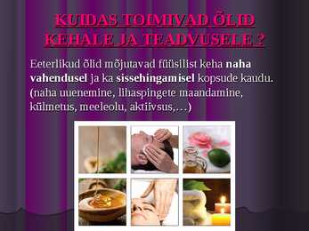 Aroomiteraapia powerpoint ettekanne #7