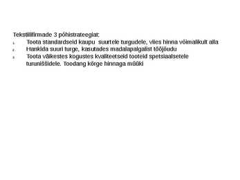 Eesti tekstiili- ja rõivatööstus #4