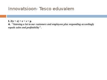 Innovatsioon turunduses #16