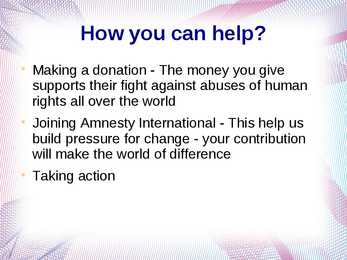 Amnesty international #5