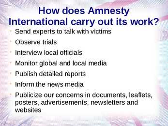 Amnesty international #6