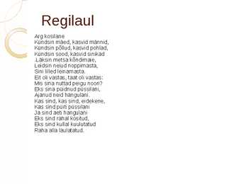 Rahvaluule #10