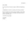 Letter of enquiry