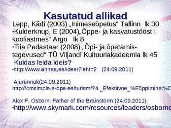 Ajurünnak-õppemeetod #8
