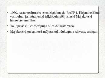 Vladimir Majakovski #3