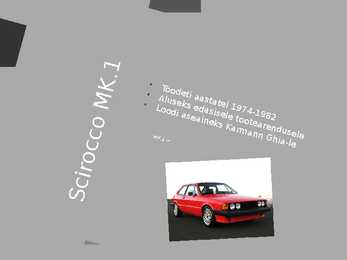 VW Scirocco ajalugu-PP esitlus #4