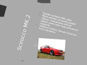 VW Scirocco ajalugu-PP esitlus #5
