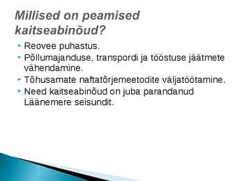 Veekogude reostumine #12