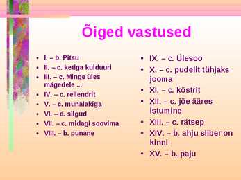 Kevade-- Lugemiskontroll-teosele #18