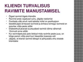 TURVALISUSE TAGAMINE HOOLDEKODUS #13