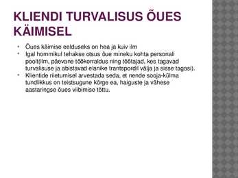TURVALISUSE TAGAMINE HOOLDEKODUS #18