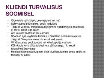 TURVALISUSE TAGAMINE HOOLDEKODUS #4