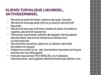 TURVALISUSE TAGAMINE HOOLDEKODUS #8
